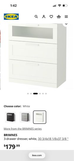 White drawer