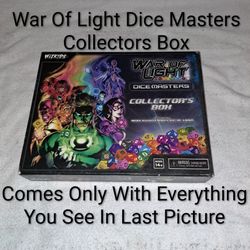 War Of Light Dice Masters Collectors Box (As Is, Includes Only With What Is Shown In The Last Photo)