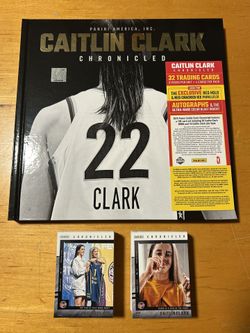 Caitlin Clark Chronicled WNBA Card Full/Complete Set and Book