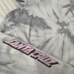 tie dye santa cruz hoodie