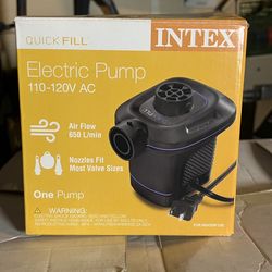 Quickfill Electric Pump 110-120V With Adapter Nozzles