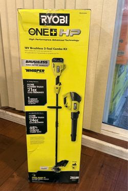 RYOBI 40V HP Brushless 100 MPH 600 CFM Cordless Leaf Blower/Mulcher/Vacuum with (2) 4.0 Ah Batteries
