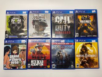 PS4 Games Bundle – Lot of 8
