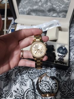Michael Kors Watch Ladies Gold Like Brand New