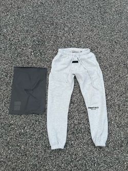 essentials fear of god light oatmeal pants