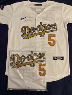Los Angeles Dodgers Freddie Freeman White 2025 Gold Collection Limited Jersey⚾️