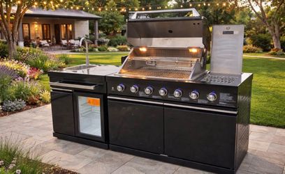 new bbq lsland in box
