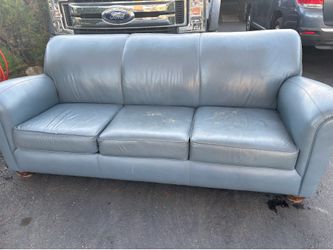 Leather couch
