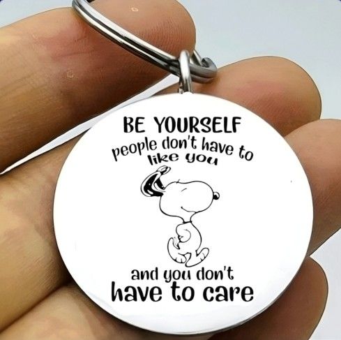 Snoopy Hot Super Cute Keychain Stainless Steel