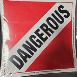 Dangerous Load Placard