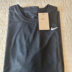 Nike Men,s Dri- Fit Legend Short Sleeve Shirt Size XL Black