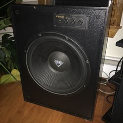 KLIPSCH SW15 II POWERED SUBWOOFER VINTAGE 