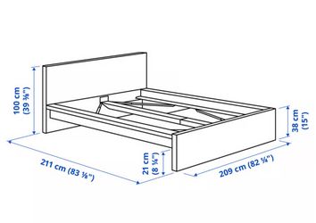 Ikea King Bed Frame and saatva leaf and loom luxury firm King mattress