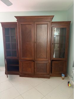 Antique tv console
