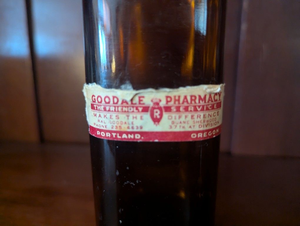 Goodale Pharmacy Bottle 