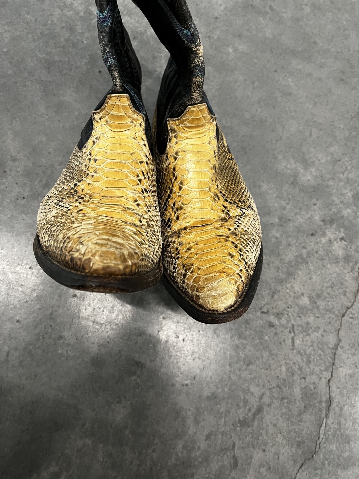Botas De Piel De Culebra