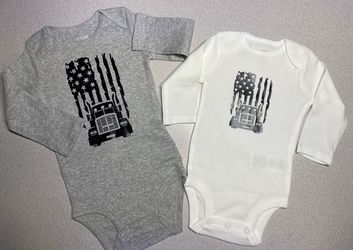 Infant Bodysuit, Supporting Our Truckers 