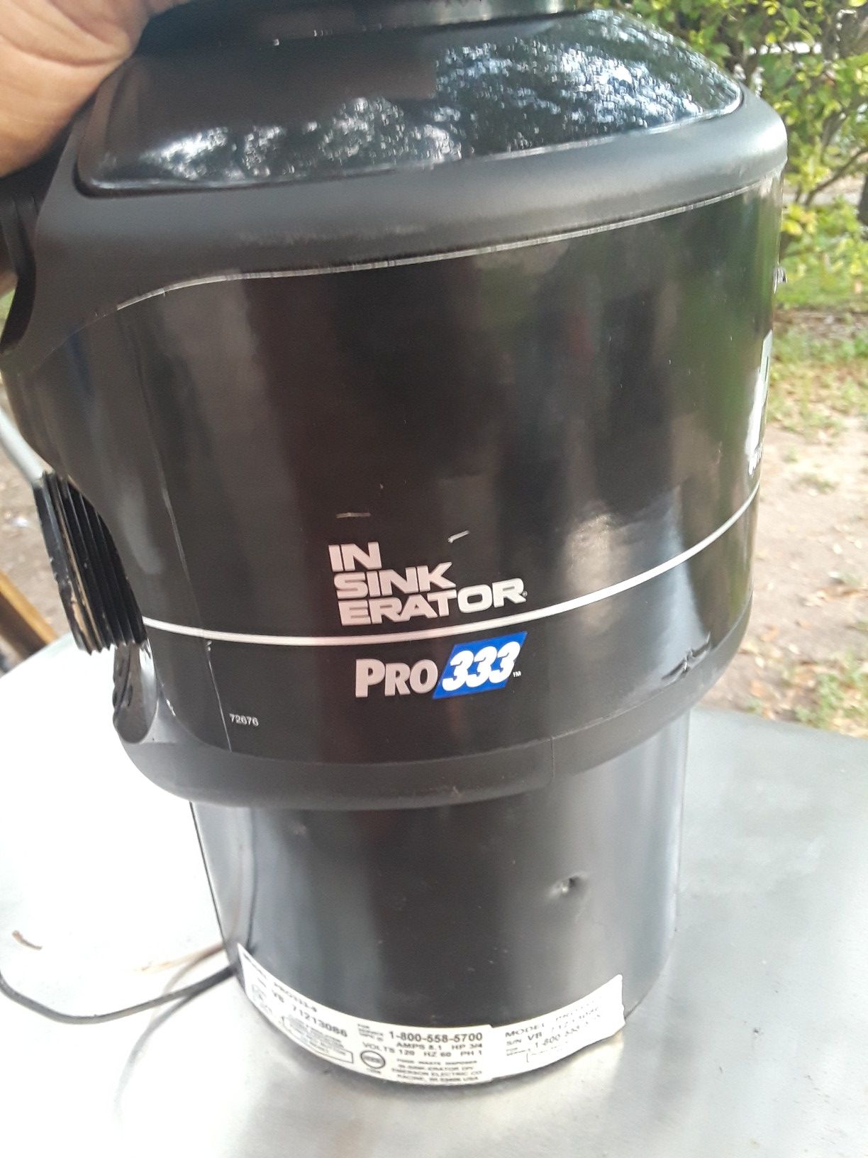 Garbage disposal 3/4 HP PRO 333 Quite SYSTEM for Sale in San Antonio