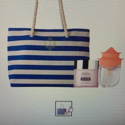 Haiku Perfume With Nautical Tote Bag And Face collagen Serum