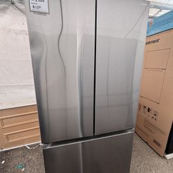 33” Samsung 3-Door French Refrigerator in Stainless Steel 