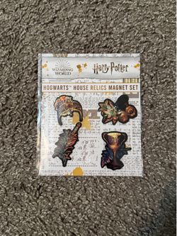 SEALED NEW - Harry Potter Hogwarts House Relics Magnet Set – Loot Crate Exclusive