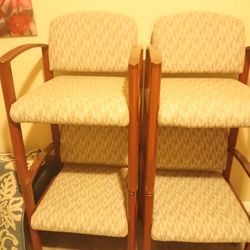 horizon cherry side chair" from 1996. product: 723 horizon cherry side chair, open arm manufacturer: the tag mentions "horizon" and "cherry," 