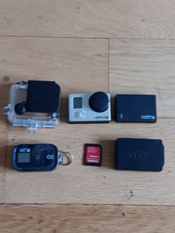 Digital GoPro HERO3 Action Camera Silver LCD WiFi Case USB