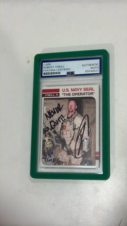 Robert O'Neill Signed Card PSA/DNA Certified Auto