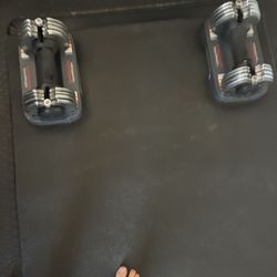 Adjustable dumbbells, Wieder speed weight 5 to 25 pounds five dumbbells in one