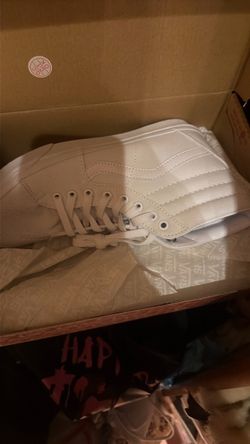 Vans High-Top Sneakers White Leather women 9