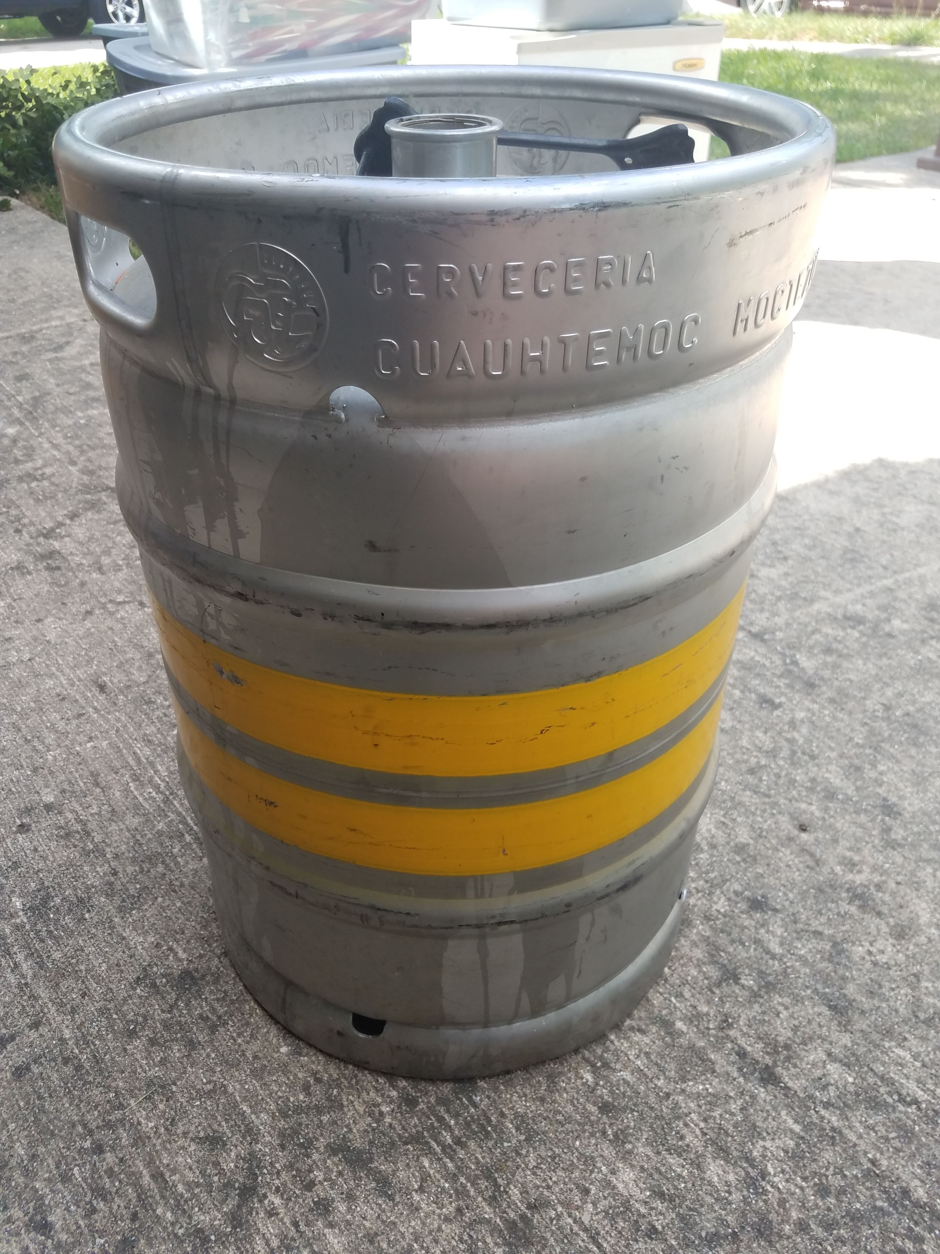 Tecate/Dos Equis half keg 15.5 gallons