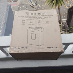 Bonsai Paper Shredder