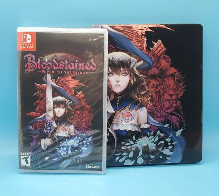Nintendo Switch - Bloodstained Ritual Of The Night & Steelbook - Sealed