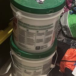     Compound, Screws, and recess lights. 