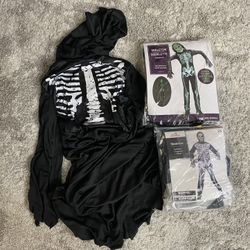 3 Skeleton Costumes For $10!