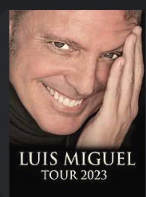 Ticket for the concert of the International singer LUIS MIGUEL