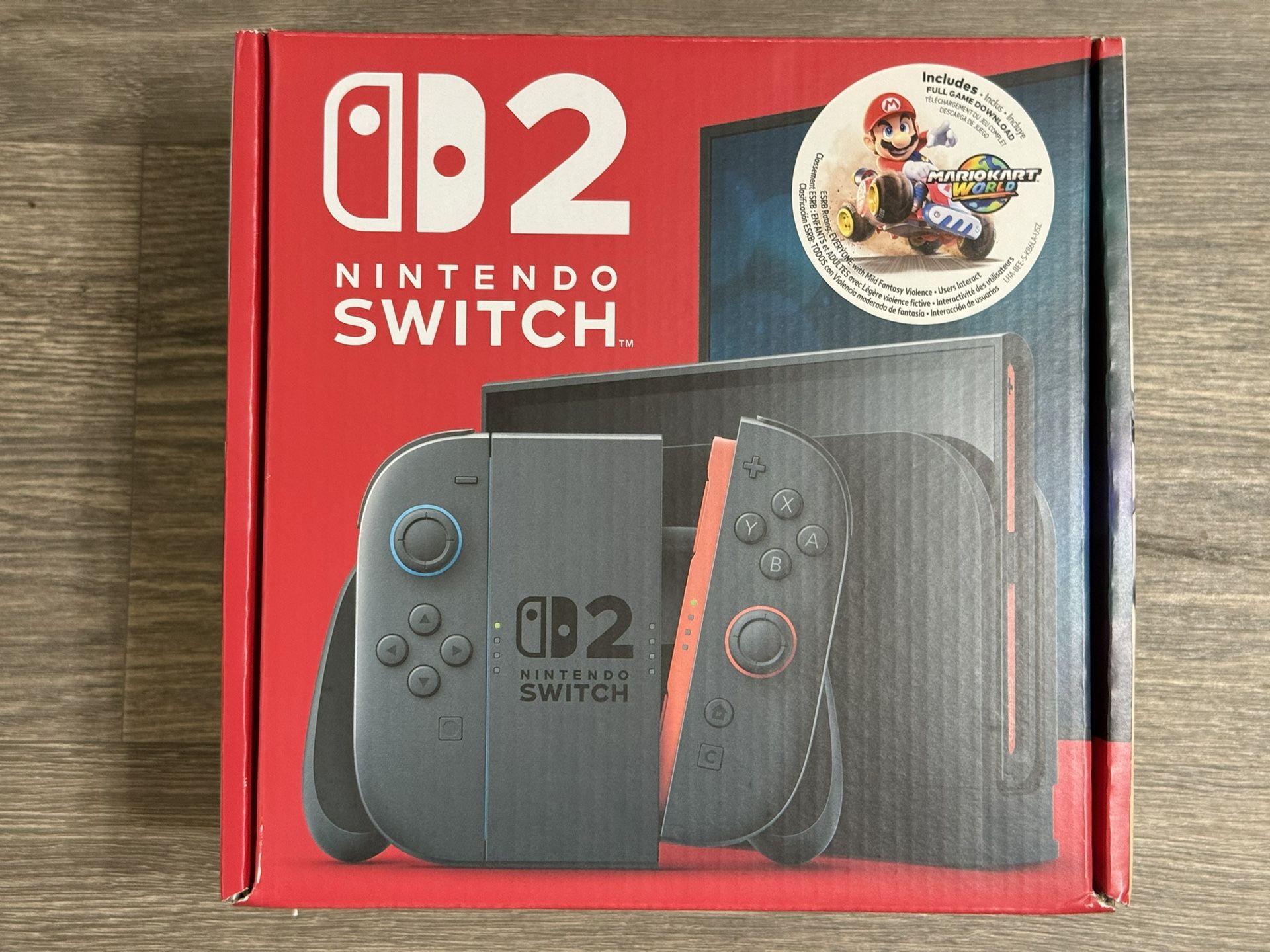 Nintendo Switch 2 Mario Kart World Bundle - Brand New Sealed