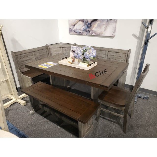 Solid wood breakfast dining nook // Different Models Available