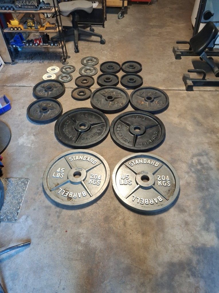 2 Inch Olympic Weights Read Description