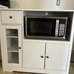 Kitchen Cabinet With Microwave 