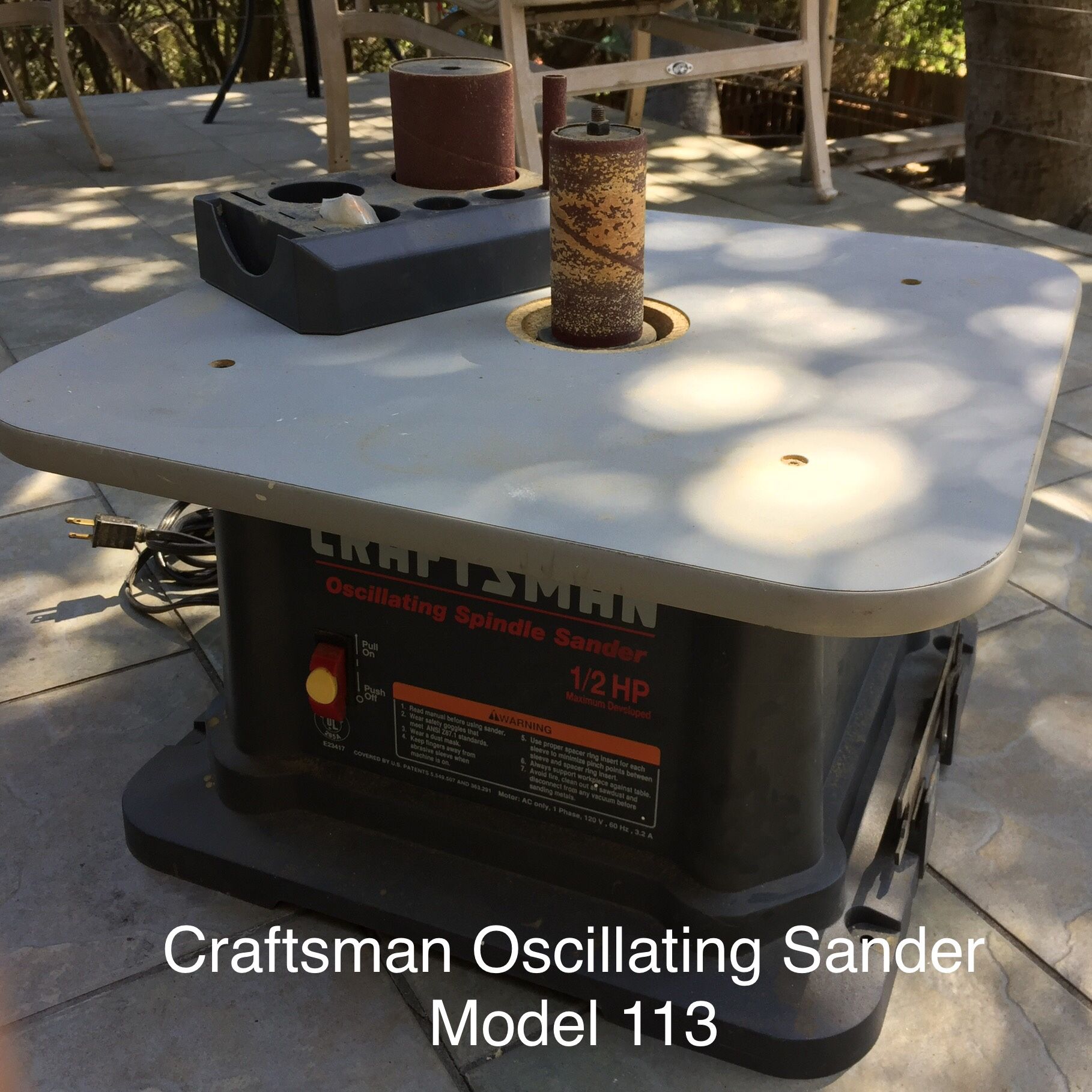 Craftsman Spindle Sander Model 113 for Sale in Hayward, CA OfferUp