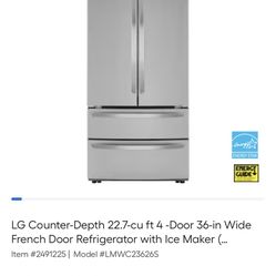 Lg Fridge $1500