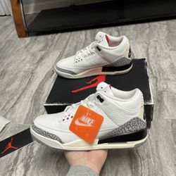 Jordan 3 Retro White Cement Reimagined Men Size 7.5 ,10.5,11,13
