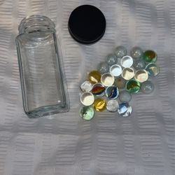 Marbles Jar Of 25