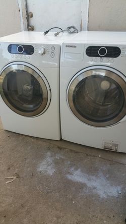 Samsung washer and dryer deliver installed parts everything for $650 with 30 days guarantee
