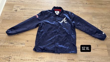 Starter Atlanta Braves Coach Jacket XL