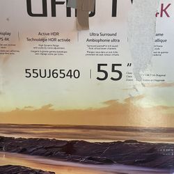 LG TV 55” Open Box New