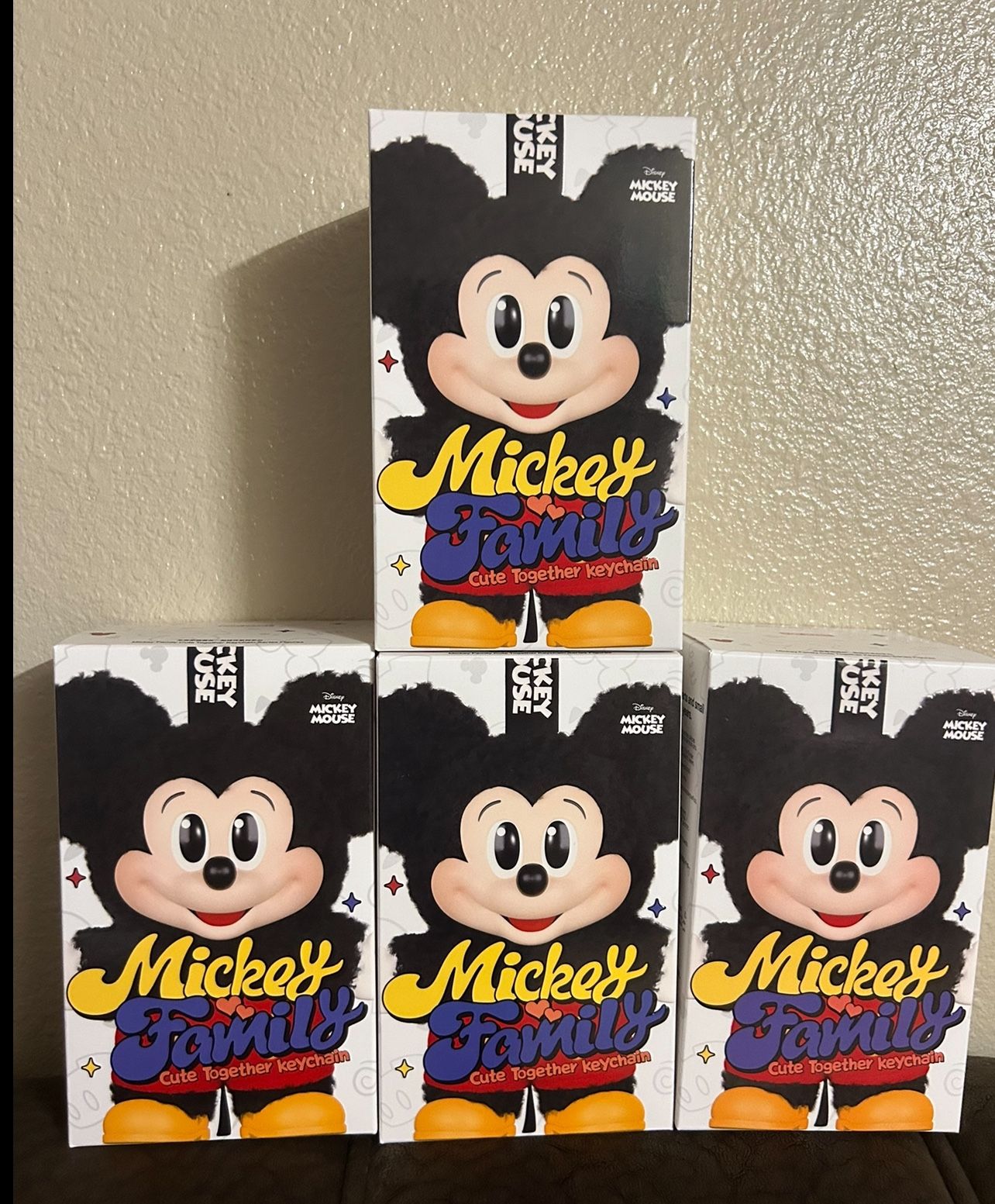 Mickey Family Cute Together Keychain is available for purchase on