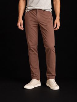 Men's Brown Slim Fit Pants, M