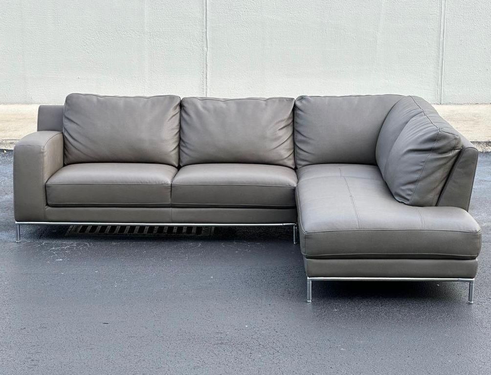 Couch/Sofa Sectional - Linen - Gray - Delivery Available 🚛